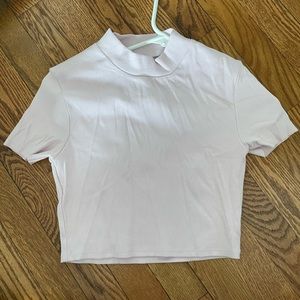 Light pink crop top